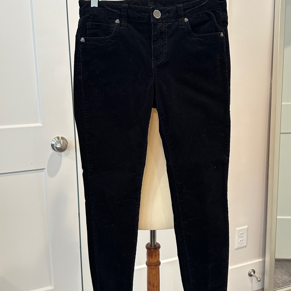 KUT from the Kloth Black Straight Leg Pants